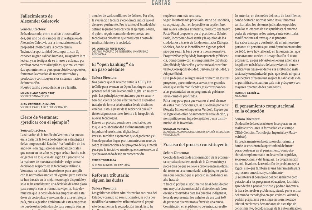 El pensamiento computacional en la educación — Diario Financiero
